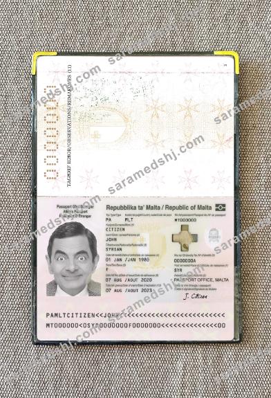 Malta passport 2020-present photolook